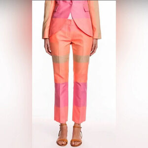 ! Camilla and Marc Adelaide Trousers Pink Striped Color block Orange Pants…